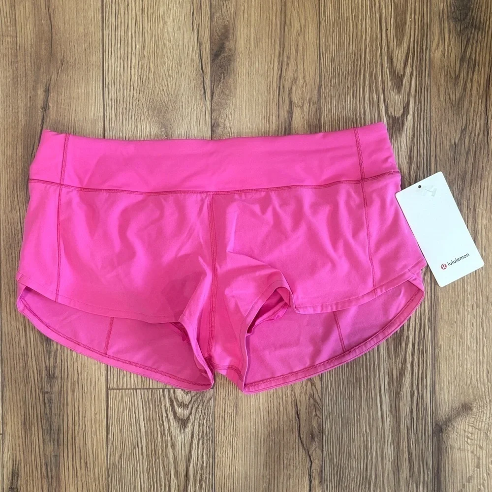 NWT Lululemon Speed Up Low Rise Shorts 2.5